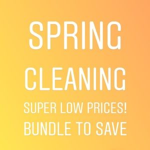 Doing some spring cleaning!